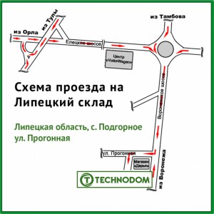 Схема проезда телефон. Технодом Липецк адрес.