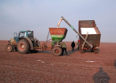 Фото Шнеки серии DF с ручным механическим складыванием с боковой регулировкой высоты с помощью лебедки